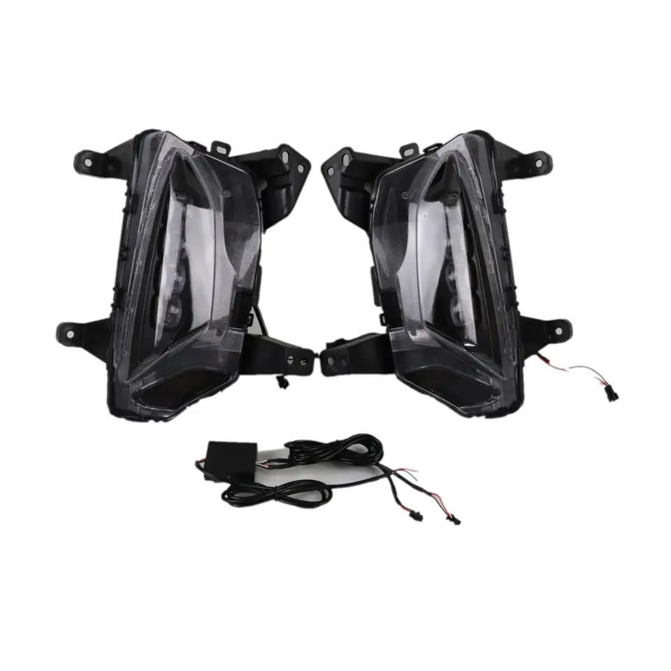 KEEN Car Led DRL for Chevrolet Equinox 2021 2022 Daytime Running Light Fog Lamps Flow Turning Lights Auto Headlight