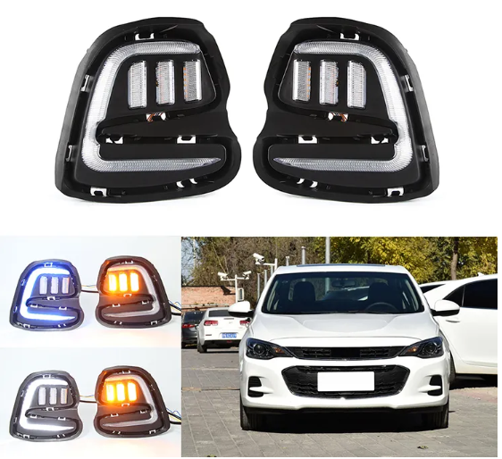 KEEN 12 V Daytime running light for Chevrolet Cavalier 2016-2018 Car LED DRL Fog Lamp Auto Daylight with cable