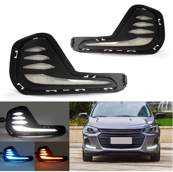 KEEN Car Accessories Headlight DRL LED For Chevrolet Cavalier/Onix 2020 Daytime Running Light Turn Signal
