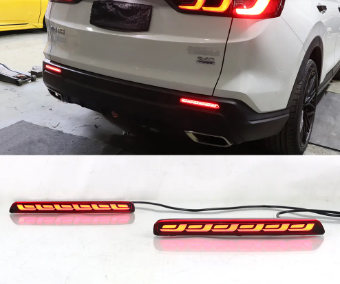 KEEN 12v Car Led Rear Bumper Light for Honda CR-V CRV 2023 Start Scan Taillight with Flow Turn Signal Brake Stop Reflector Lamp