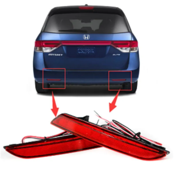 KEEN Rear Bumper Lamp Tail Light for Honda Odyssey 2015 Brake Parking Signal Lights Reflectors 12V Car Lights