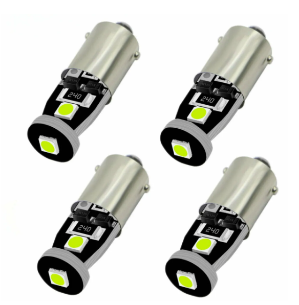 KEEN 12V Canbus Ba9s Led Wedge Plate Dome Lights Bulb No Error 3030 3smd T4W Interior Lamp Side Marker Light Bulbs