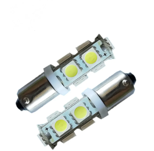 KEEN 12V LED BA9S 5050 9SMD T4W Wedge Side Clearance Lamp Auto Roof Reading Lights H5W License Plate light