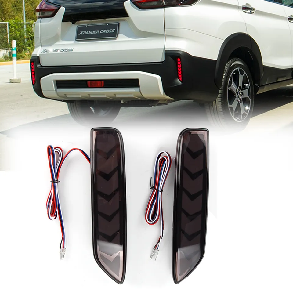 KEEN Rear Bumper Light for Mitsubishi Xpander Cross 2022 Start Scan Taillight Flash Brake Warning Signal Reflector Accessories