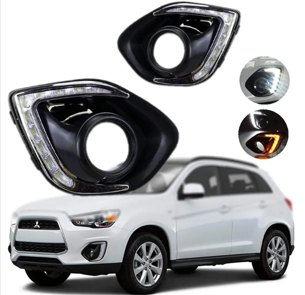 KEEN For Mitsubishi ASX 2013 2014 2015 Car Vehicles DC 12V Daytime Running Light DRL Fog Light Day Driving Daylight Lamp
