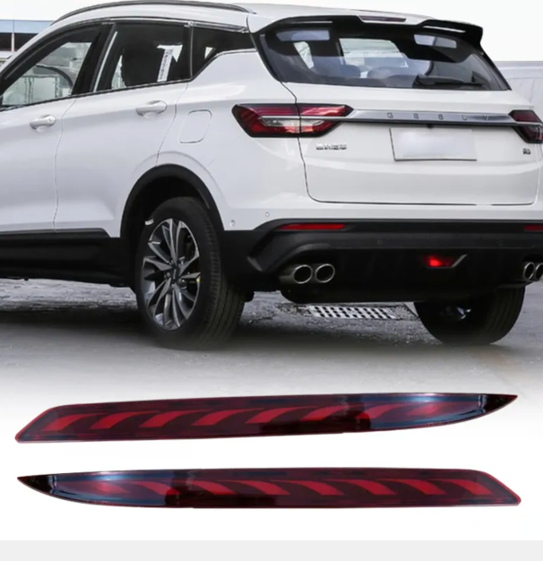 KEEN Tail Lamp for Geely Coolray Proton X50 2018-2021 Rear Bumper Light Flow Turn Signal Brake Parking Reflector Lights