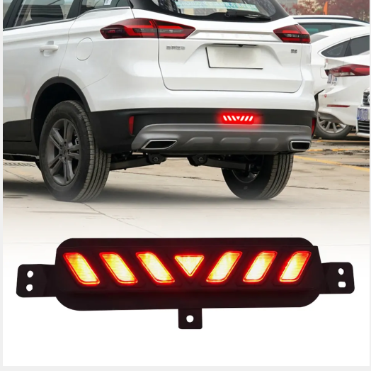 KEEN 12V led Tail Light for Geely Azkarra Pro 2018-2019 Brake Warning Signal Lights Rear Bumper Fog Lamp Reflector