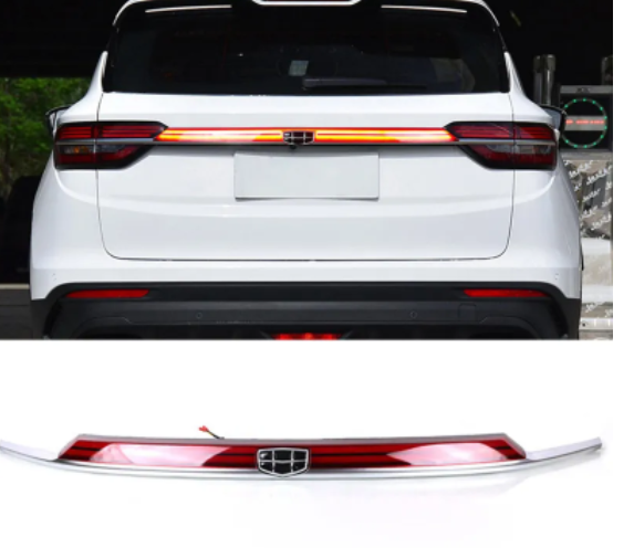 KEEN 12V Auto Tail Light for GEELY Coolray 2019-2021 Third Brake Stop led Turn Signal Rear Bumper Lights Tail Through Lamp