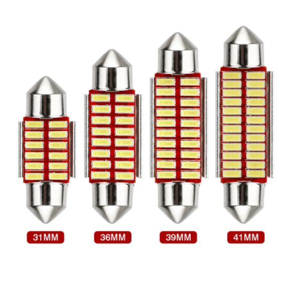 KEEN C5W Canbus Festoon 31mm 36mm 39mm 41mm for car 3014 led Bulb Interior Reading Light License Plate Lamp Error Free