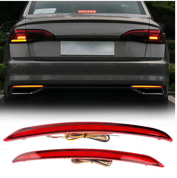 KEEN 12V Car led Rear Bumper Light for VW Volkswagen Bora 2021 Tail Light with Turn Signal Brake Parking Reflector Lamp
