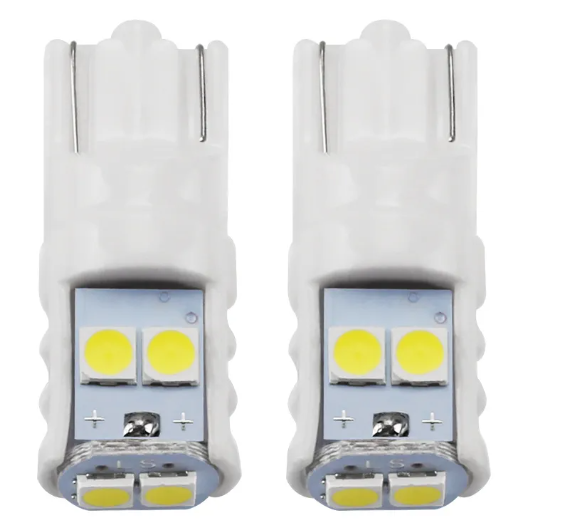 KEEN 12V Ceramic LED T10 LED Bulbs Canbus 3030 6SMD W5W Car Parking Interior Map Dome Reading Lights