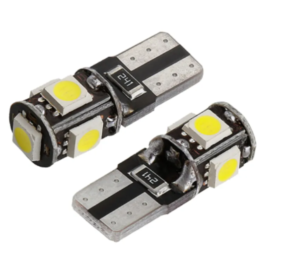 KEEN T10 LED Bulb Canbus 12V 5050 5smd W5W Led No error Car Wedge Side Signal Clearance Lamp Interior Dome Trunk Lights
