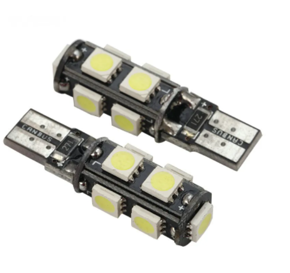 KEEN Car LED Light Bulb T10 LED 5050 9SMD Canbus W5W Clearance Width License Plate Lamp Interior Reading Lights