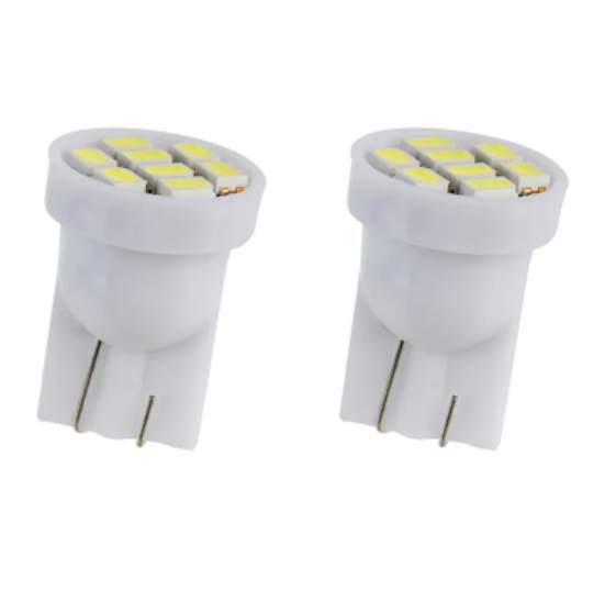 KEEN DC 12V 194 W5W LED T10 1206 8 SMD LED Car Light Bulb White Blue Red Amber Green Pink Bright Lamp Luz bombilla