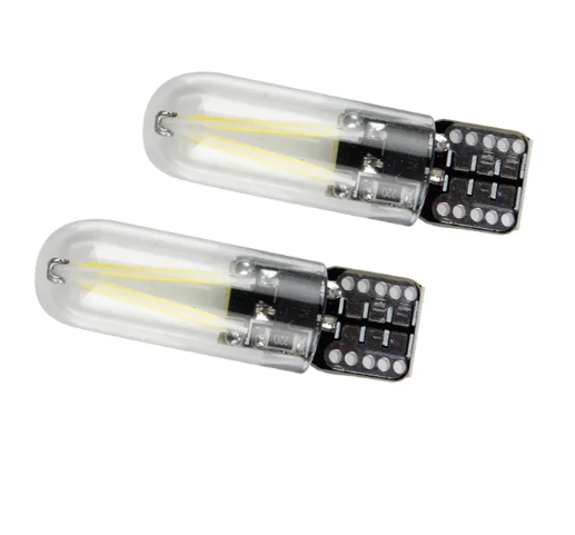 KEEN Super Bright Glass T10 cob LED Canbus Car Interior Reading Dome Lights Auto Parking Lamp Wedge Tail Side Bulb W5W