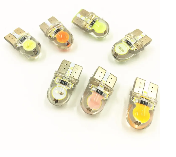 KEEN Wholesale Motorcycle Silicone Light Bulb T10 COB Dome Light For All Cars Parking Clearance Lamp Interior Reading led W5W