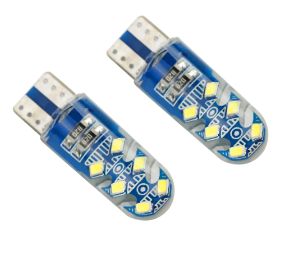 KEEN Factory Direct Sale Auto T10 2016 Led 12SMD Lighting Bulb Silicon Gel Interior Dome light Parking License Plate lamp W5W