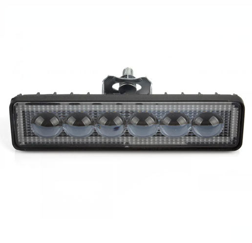 KEEN 18W Led Headlight Bar For Car Motorcycle Truck Boat Tractor Trailer Offroad Spotlight 9D Lens Work Light Driving Fog Lamp