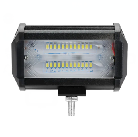 KEEN 72W 5 Inch LED Work Light Bar For Truck Boat Tractor Trailer 4X4 ATV Car LED Offroad Spotlight Driving Headlight