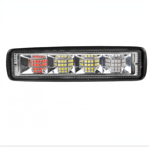 KEEN 72W Work Light Red and Blue Strobe Light Bar for Car 4x4 Off road Tractor Trailer SUV Spot Combo Lamp led Headlights