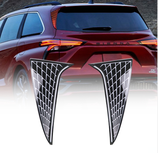 KEEN Car Rear Bumper Pillar Light for Toyota Granvia Sienna 2021 2022 2023 Tail Lamp with Flow Turn Signal Brake Stop Lights