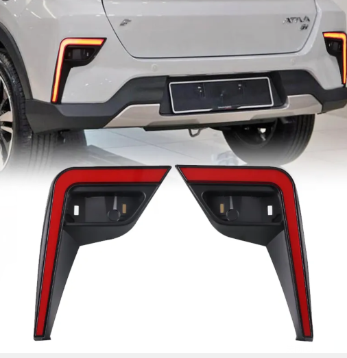 KEEN 12V Rear Bumper Light for Toyota Perodua Bezza Alra Ativa 2020-2022 Tail Lamp Flow Turn Signal Brake Reflector Lights