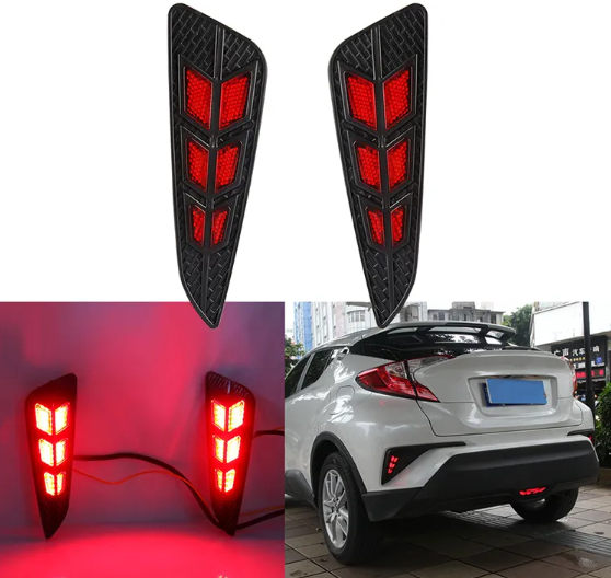 KEEN LED Bumper Light for Toyota CHR 2018 2019 2020 Car Tail led Parking Brake Reverse Lamp Rear Driving Fog light
