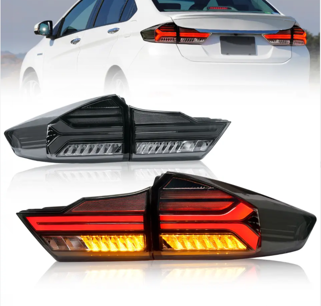 KEEN Car Led Tail Light Assembly for Honda City 2015-2017 2018 2019 Taillamp Brake Flow Turn Reverse Signal Taillight