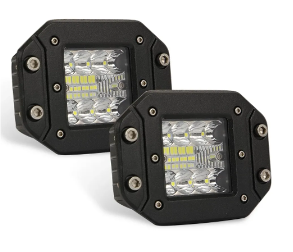 KEEN 5 inch LED Light 39W Flush Mount Led Work Light for 4x4 Off road ATV Jeep Tractor Offroad 12-36V Headlight Spot Flood Lamp