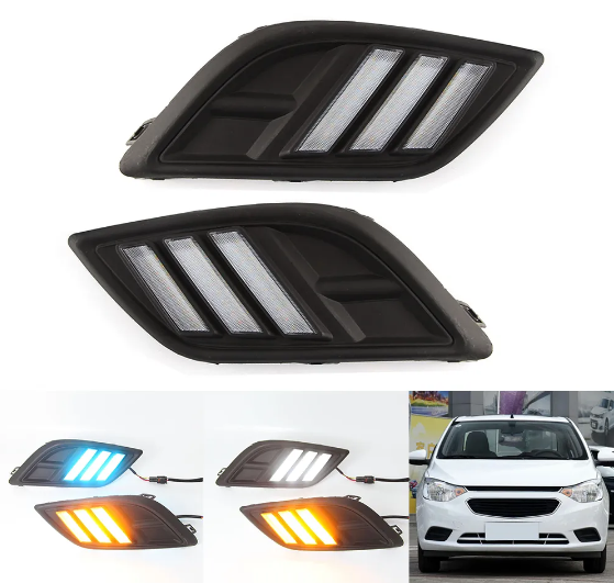 KEEN led Daytime Running Light for Chevrolet Sail 3 2014-2017 DRL Fog Lamp led with Turn Signal Headlight