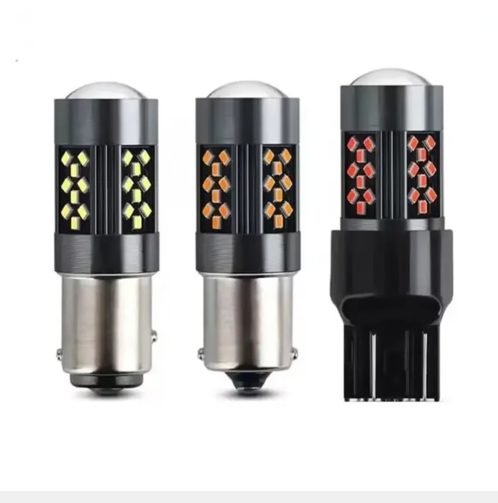 KEEN 12V led Car Bulb 1156 2016 42SMD 1157 Ba15s T15 W16W Turn Signal Reverse Lamp Tail Light T20 T25 Led Light 7443 7440 Led