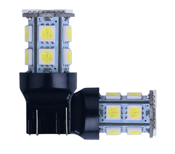 KEEN 12V T20 13SMD 7443 Car Turn Signal Bulb Stop Brake Tail Light 1156 1157 W21W 5050 Backup Reverse Lamp T25 T20 Led Car Bulbs