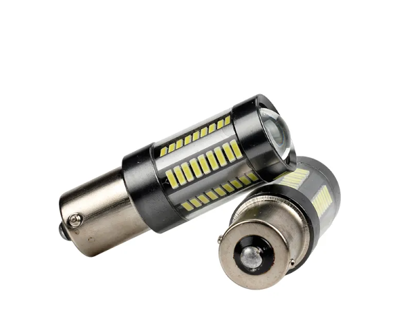 KEEN 12-80V Car Led Turn Signal Tail Bulb 2016 108SMD BAU15S BAY15D 7440 7443 Reverse Brake Light T20 1156 1157 LED Bulb