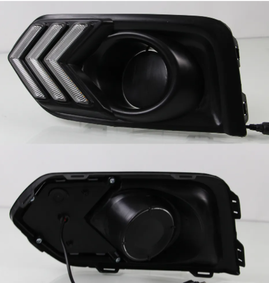KEEN High Quality LED Daytime Running Light for Honda City 2015-2018 Flow LED DRL Driving Fog Light Cover LED Turning