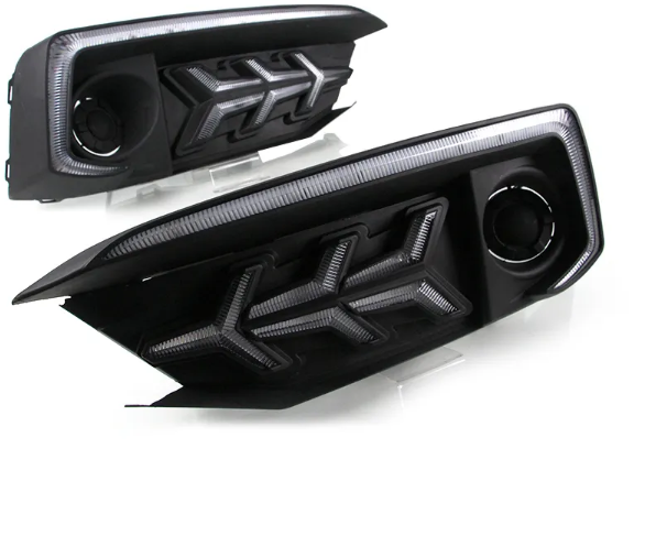 KEEN Car Led DRL for Honda Civic 2019 2020 Daytime Running Lamp with Amber Turn Signal Auto Driving Fog Lights