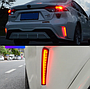 KEEN New LED Rear Bumper Reflector Light for Toyota Corolla 2019 2020 2021 Tail Light Flow Turn Signal Brake Parking Lamp
