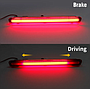  KEEN New 12 V Red Rear Bumper Reflectors Light for Toyota Hilux Tail Lights Auto Brake Warning Lamp Flow Driving