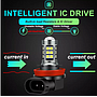 KEEN 12-24V LED H7 Fog Light 3030 27smd Car led Bulb 9005 9006 H1 H11 H8 Projector Lens Car Fog Lamp DRL Driving Lights 