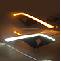 KEEN 12V Car LED led daytime running light for 2016 2017 2018 Mazda CX-3 DRL amber turn signal fog lamp cover