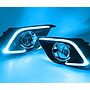  KEEN LED Daytime Running Light for Mazda 3 AXELA 2013-2016 Car DRL with Turn Signal Driving Head Lamp Fog Lamp Cover led