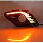  KEEN 12V Daylight LED for MAZDA 6 ATENZA 2013-2016 Fog Lamp Cover LED DRL Turn Signal Lights Auto Headlight