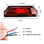  KEEN 12V Rear Fog Light for Mazda 3 Axela Streamer Rear Bumper Pilot Tail Light Car Strobe Brake Reflector Lights