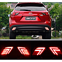   KEEN Wholesale Rear Bumper Reflectors for Mazda CX-5 2013-2016 Red Rear Bumper Light Tail Brake Warning Led