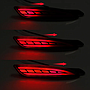 KEEN 12V LED Rear Bumper Light For Mazda 3 Axela Mazda 6 Atenza Hatchback 2019-2021 Tail lights with Turn Brake Lamp