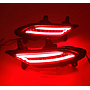 KEEN Car Rear Bumper Light for Hyundai IX25 Creta 2020 2021 Tail Fog Lamp Brake Reverse Flow Turn Signal Reflector Lights