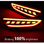  KEEN Hot Sale LED Rear Bumper Light for Hyundai Accent Hatchback 2012-2017 Brake Parking Reflectors Tail Lamp