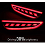  KEEN Hot Sale LED Rear Bumper Light for Hyundai Accent Hatchback 2012-2017 Brake Parking Reflectors Tail Lamp