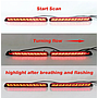  KEEN 12v Car Led Rear Bumper Light for Honda CR-V CRV 2023 Start Scan Taillight with Flow Turn Signal Brake Stop Reflector Lamp