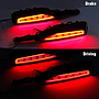   KEEN LED Tail Lamp Rear Bumper Light for Honda Fit Jazz 2018-2020 Brake Parking Signal led Reflectors