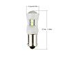   KEEN 12V LED Canbus Ceramic BA9S Led Bulb 3030 6SMD Car Interior Lights License Plate Dome Reading Lamp Side Signal Light Bulbs